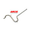Stainless steel centre section without silencer Aros Lancia Fulvia 1300/1600 Coupé serie 2/3 1970-1976 LANFLVZAG-CNT0S