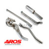 Sistema de escape completo de acero inoxidable Aros Lancia Fulvia Coupé HF/GR4 1300/1600 1965-1976 LNFLVHFGR4-ALNS