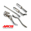 Sistema de escape completo de acero inoxidable Aros Lancia Fulvia Coupé HF/GR4 1300/1600 1965-1976 LNFLVHFGR4-ALS