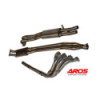 Sistema de escape completo de acero inoxidable Aros Fiat 131 Abarth 16V 1976-1978 FT131A16V-ALS