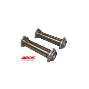 Sections de suppression des catalyseurs en acier inoxydable Aros Ferrari Testarossa 1990-1996 FERRTSTRSS-DEC