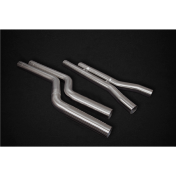 Sistema de escape completo de acero inoxidable con sustitución OPF Capristo BMW X5/6M (F95/96) 2020-2026 02BM10203013-B