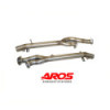 Sections de suppression des catalyseurs en acier inoxydable Aros Ferrari 550 Maranello 1996-2001 FER550MDEC