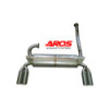 Tramo trasero de escape de acero inoxidable con silenciador Aros Ferrari 308 GTB (1^serie) 1975-1980 FERR308-FNL