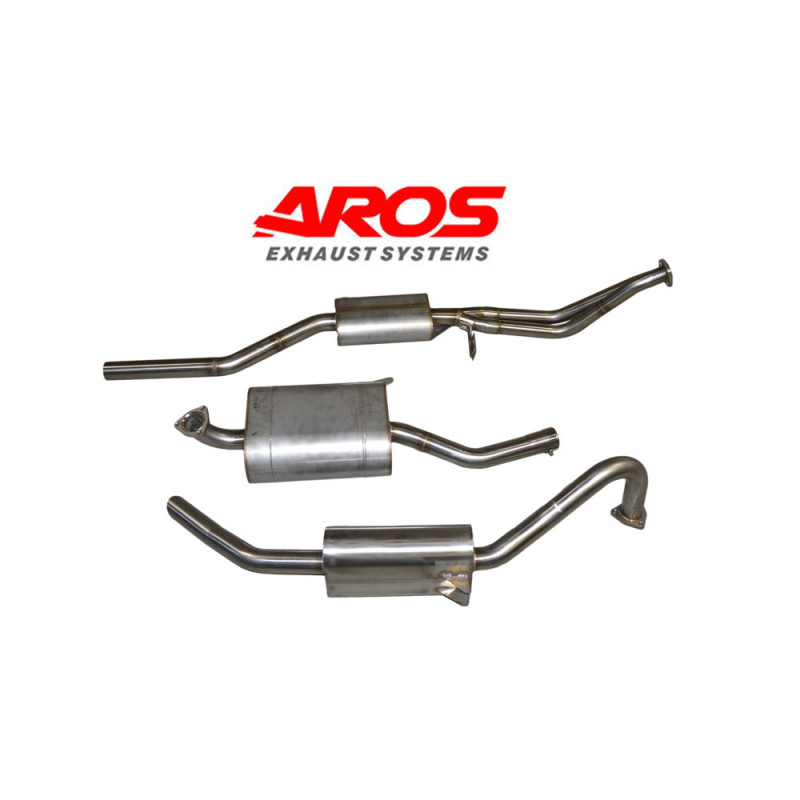 Sistema di scarico completo in acciaio inox Aros Alfa Romeo Giulia Super 1300 1965-1974 ALFROMGIULIAS1300