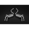 Sistema de escape completo con válvula y colas de escape de carbono Capristo BMW X5/6M (F15/16) 2013-2018 02BM10203006-B