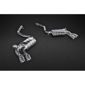 Sistema di scarico completo con valvola e terminali in acciaio inox Capristo BMW X5/6M (F15/16) 2013-2018 02BM10203001