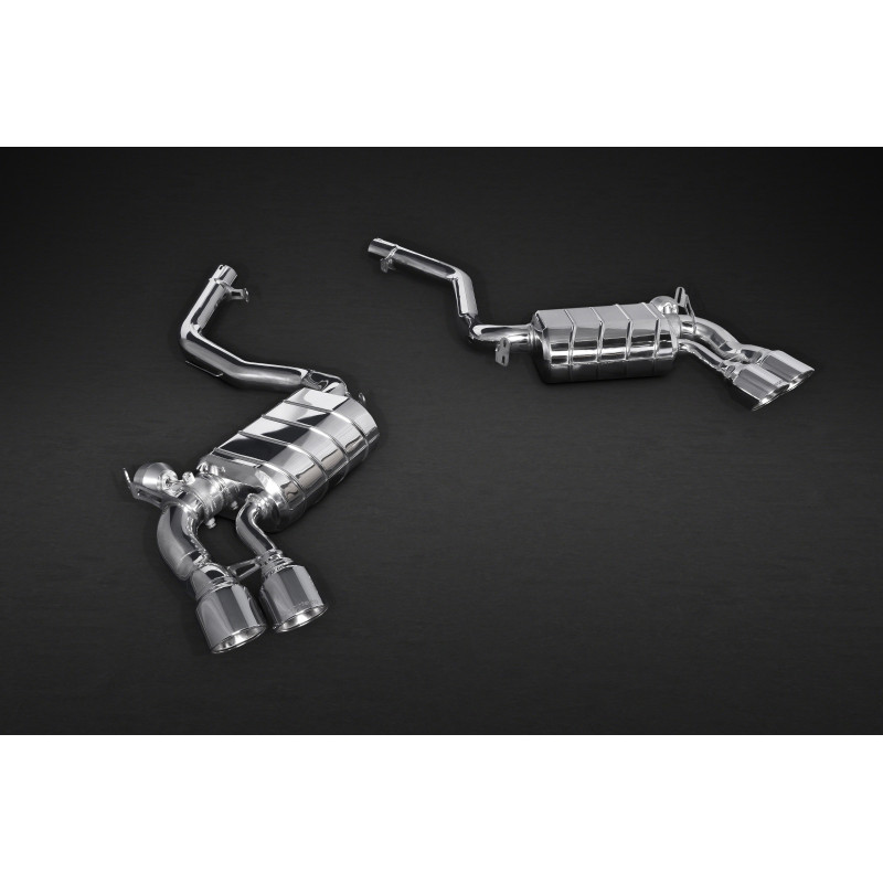 Système d'échappement complet avec valve et embouts en acier inoxydable Capristo BMW X5/6M (F15/16) 2013-2018 02BM10203001