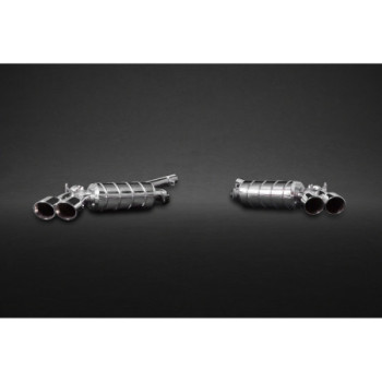 Système d'échappement complet avec valve et embouts en acier inoxydable Capristo BMW X5/6M (F15/16) 2013-2018 02BM10203001