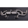 Silenziatore posteriore in acciaio inox con valvola Capristo Aston Martin Vantage V12 Zagato (AM11) 2011-2012 02AM05003001