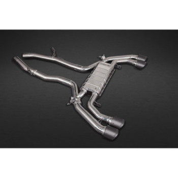 Sistema de escape completo con válvula, sustitución OPF y colas de escape de carbono Capristo BMW X3M (G01/97) 2018-2024