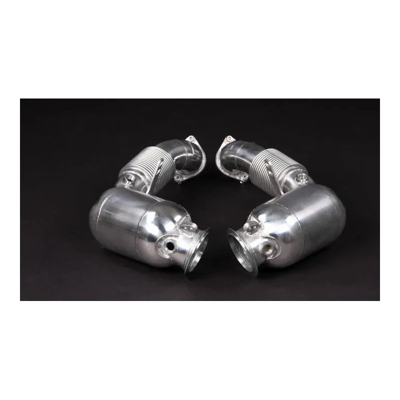 Downpipe Katalysator-Ersatzrohre aus Edelstahl Capristo BMW M850i (G16) Gran Coupe 2019-2026 02BM11603023