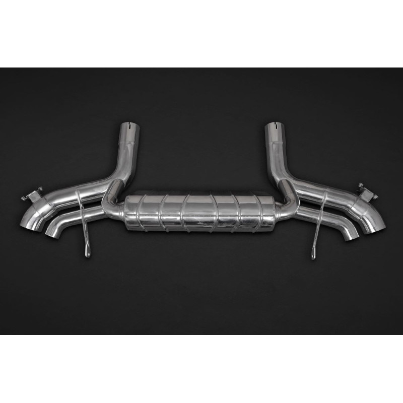Système d'échappement complet en acier inoxydable avec valve Capristo BMW M850i (G14/15) 2019-2026 02BM11603001