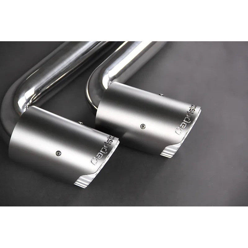 Sistema di scarico completo in acciaio inox con valvola OPF e catalizzatori 200 celle Capristo BMW M8 Gran Coupe (F93) 2019-2021