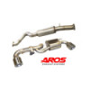 Tramo central de inox con sil. y tramo trasero con doble sil. y válvula electrónica Aros Toyota Yaris GR 1.6i (261
