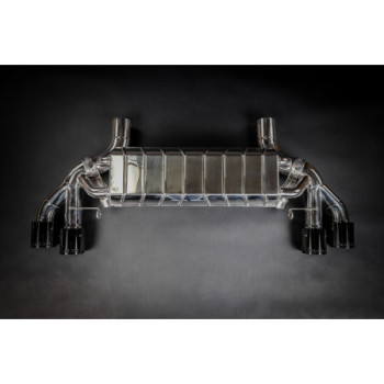 Sistema di scarico completo in acciaio inox con valvola OPF e catalizzatori 200 celle Capristo BMW M5 Competition (F90)