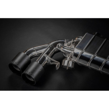 Système d'échappement complet en acier inoxydable avec valve OPF et catalyseurs 200 cellules Capristo BMW M5 CS (F90) 2022