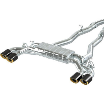 Sistema de escape completo con válvula y colas de escape Wicrom Capristo BMW M5 (G90/G99) 2025-2026 02BM03803039-B