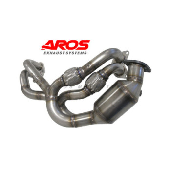 Stainless steel manifold 4-2-1 with catalytic converter Aros Subaru BRZ 2.0 (200 Hp) 2015 SBBRZ12-CLTK2