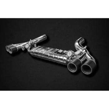 Système d'échappement complet en inox avec valve OPF et catalyseurs 200 cellules Capristo BMW M5 (F90) Facelift 2021-2023