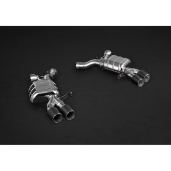 Système d'échappement complet avec valve et embouts en carbone Capristo BMW M5 (F10) 2011-2016 02BM03803019