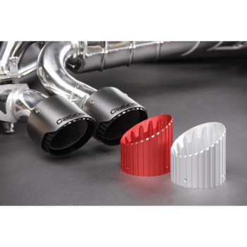 Système d'échappement complet avec valve ECE et embouts Wicrom Capristo BMW M4 Competition (G8X) 2021-2026 02BM07403025-B