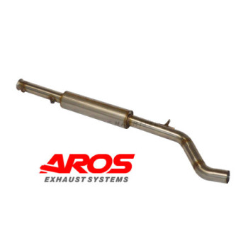 Centrale in acciaio inox con silenziatore Aros Renault Clio 3 RS 2.0i (197/200/203 Hp) 2012 RCLRS3-CNK0S1
