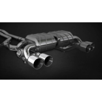 Système d'échappement complet avec valve et embouts en acier inoxydable Capristo BMW M3/M4 (F80/82/83) 2015-2018 02BM07403005
