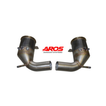 paire de downpipes en inox avec catalyseurs de suppression OPF Aros Porsche 911 992 Carrera S 3.0 (450 Hp) 2023 POR911CR-2DP2K