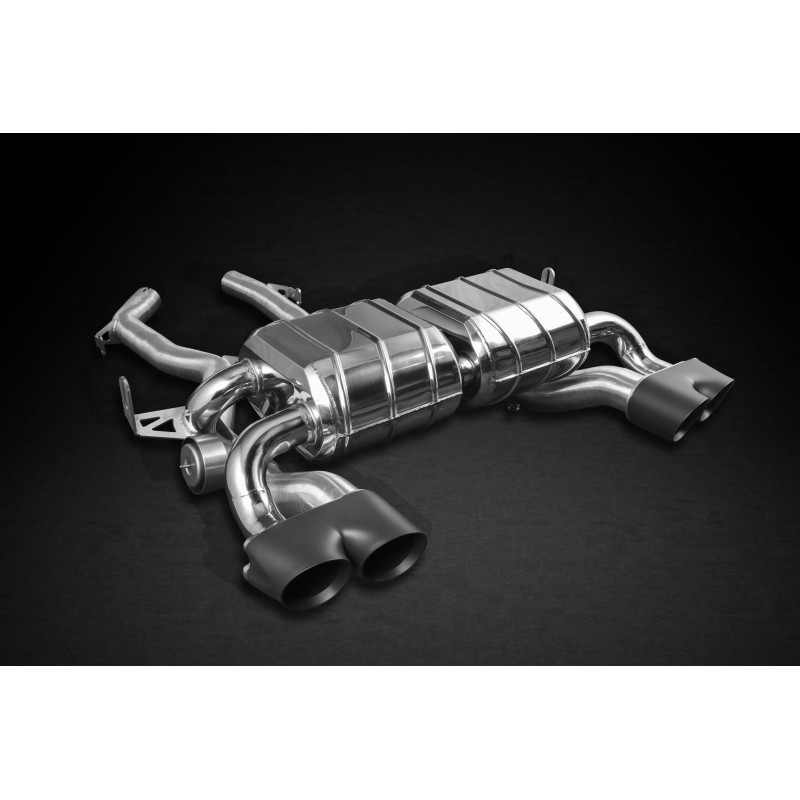 Système d'échappement complet avec valve et embouts en céramique Capristo BMW M3/M4 (F80/82/83) 2015-2018 02BM07403001