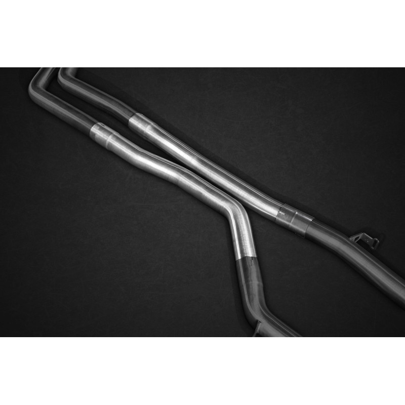 Rohre als Ersatz post-Katalysator aus Edelstahl mit Schalldämpfer Mittelabschnitt Capristo BMW M3/M4 (F80/82/83) 2015-2018