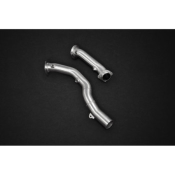 Downpipe decatalizzatori in acciaio inox Capristo BMW M3/M4 (F80/82/83) 2015-2018 02BM07403008
