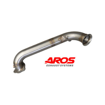 Stainless steel downpipe without catalytic converter Aros Peugeot RCZ 1.6 THP (155/200 Hp) 2010 MINIR56-DP63K0