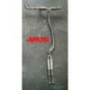 Durchgehendes Mittelrohr und Endschalldämpfer aus Edelstahl Aros Nissan GT-R 2020 NSGTRR35-CN862S2O