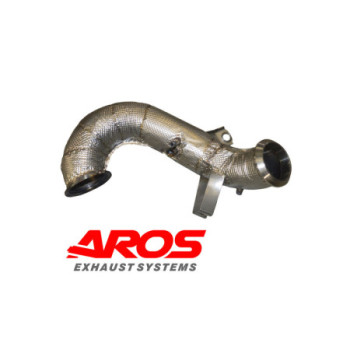 Downpipe en acier inoxydable sans catalyseur isolé thermiquement Aros Mercedes-Benz Classe A 45 AMG 2.0 (387 Hp) 2019-2021