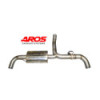 Stainless steel rear section with silencer and electronic valve Aros Mercedes-Benz Classe A 35 AMG 2.0 (306 Hp) 2018-2023