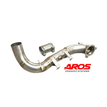 Downpipe aus Edelstahl ohne Katalysator Aros Mercedes-Benz Classe A 180 1.6T (122 Hp) 2012-2018 MRC16TW176-DP0K