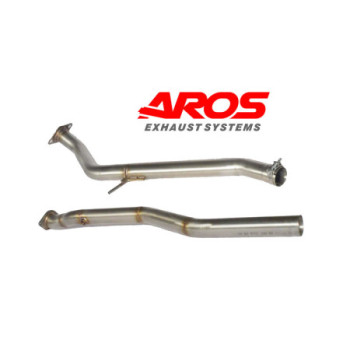 Stainless centre section without catalytic converter and without silencer Aros Mazda MX-5 4^serie 2.0 (160/184 Hp) 2015-2024