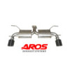 Hinterer Abschnitt mit Schalldämpfer und Carbon-Endrohre Aros Mazda MX-5 3^serie 2.0 (160 Hp) 2005-2014 MZMX5MK31820-FNLC