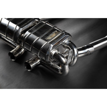 Sistema di scarico completo in acciaio inox con valvola Capristo Aston Martin Vantage V12 (AE31) 2022-2027 02AM05003017