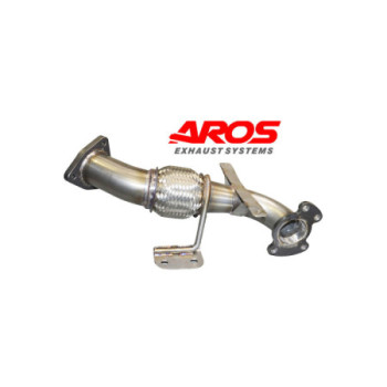Abschnitt zum Entfall des Katalysators aus Edelstahl Aros Jeep Wrangler JK CRD 2.8 (177/200 Hp) 2007-2016 JEEPWRG28-DECAT