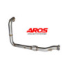 Downpipe in acciaio inox senza catalizzatore modello lungo Aros Fiat Grande Punto Abarth Kit SS 1.4 T (180 Hp) 2012-2014