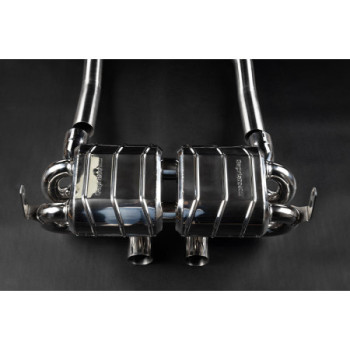 Stainless steel complete exhaust system with valve Capristo Aston Martin Vantage V12 (AE31) 2022-2027 02AM05003017