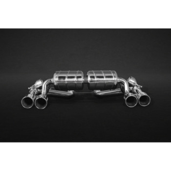 Système d'échappement complet avec valve ECE et embouts en acier inoxydable Capristo BMW M2 (F87) 2016-2018 02BM09903001