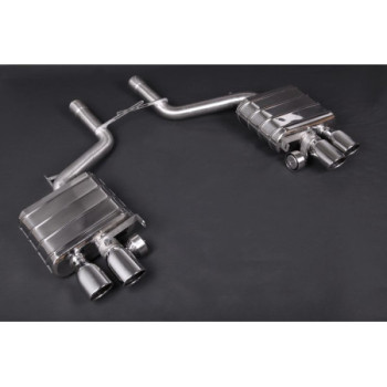 Silencieux arrière en acier inoxydable avec valve ECE Capristo BMW ALPINA (F10) B5 BiTurbo 2011-2016 02BM05503001