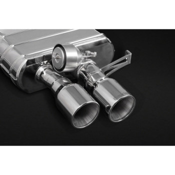 Silencieux arrière avec valve ECE avec embouts acier inoxydable Capristo BMW 650i (F12/13/06) 2012-2018 02BM00903007