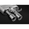Silencers rear with valve ECE with exhaust tips stainless steel Capristo BMW 650i (F12/13/06) 2012-2018 02BM00903007