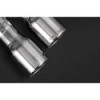 Silencers rear with valve ECE with exhaust tips stainless steel Capristo BMW 550i (F10/11) 2011-2016 02BM00903008