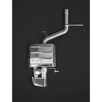 Silenziatori posteriori con valvola ECE con terminali ceramica Capristo BMW 550i (F10/11) 2011-2016 02BM00903002