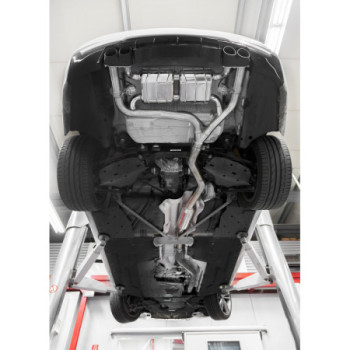 Système d'échappement complet en acier inoxydable avec valve Capristo BMW 435i/428i (F32/33/36) 2013-2020 02BM02103003